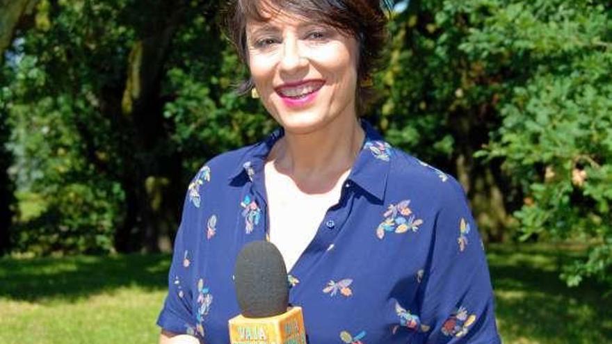 A presentadora Nieves Rodríguez.