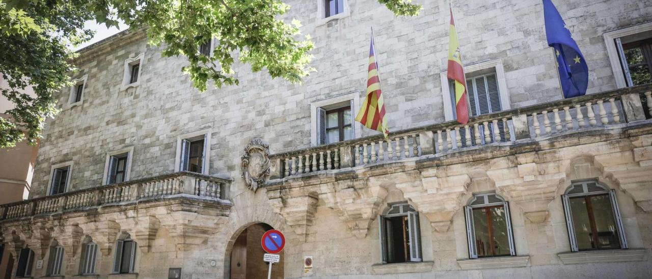 Fachada del Palacio de Justicia de Palma donde se encuentra la sede de la Audiencia Provincial.