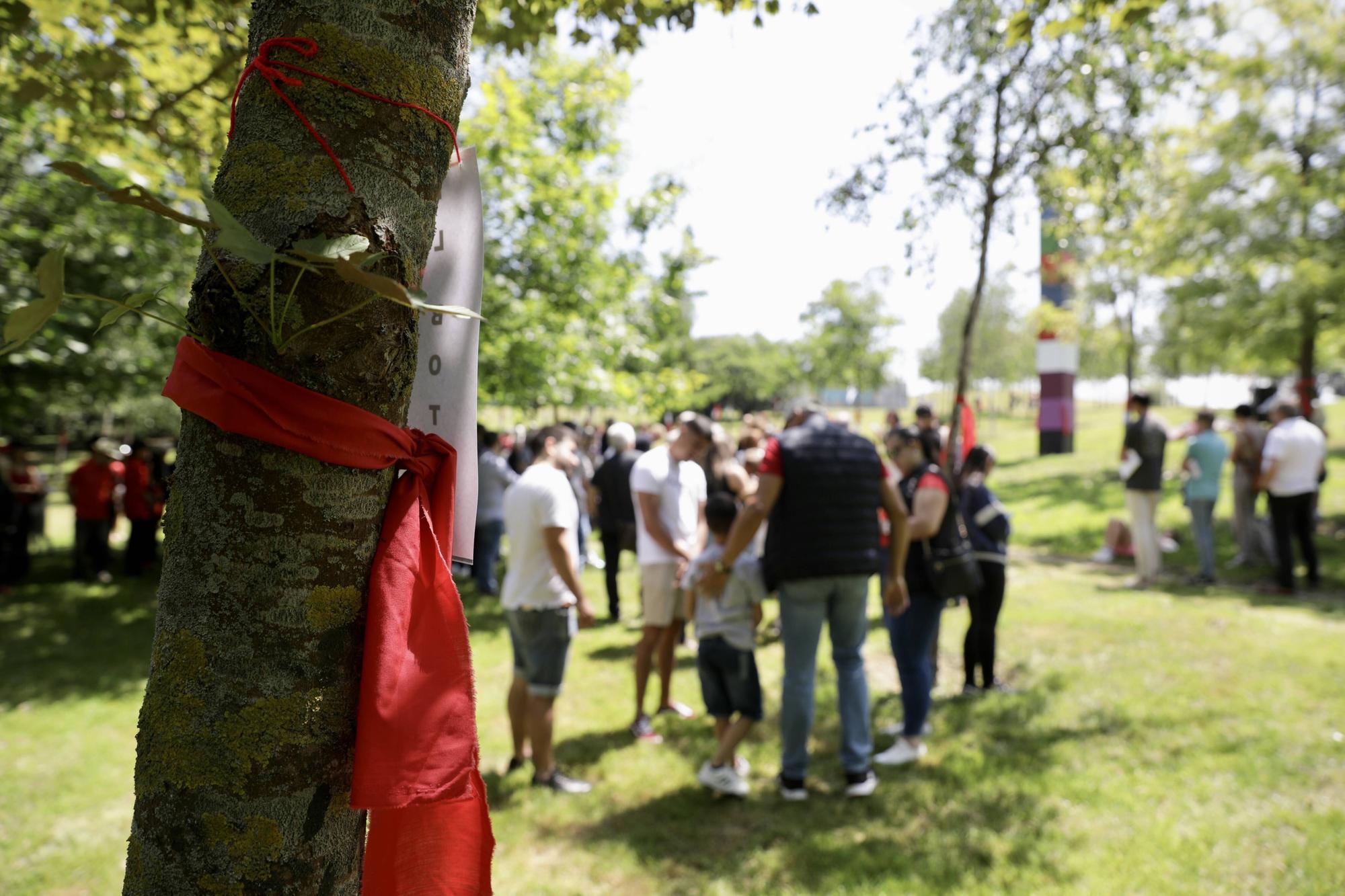 Homenaje en Los Pericones a las víctimas del sida: "Todavía luchamos contra el estigma"