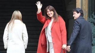 Laura Borràs, a su llegada a la Audiencia de Barcelona