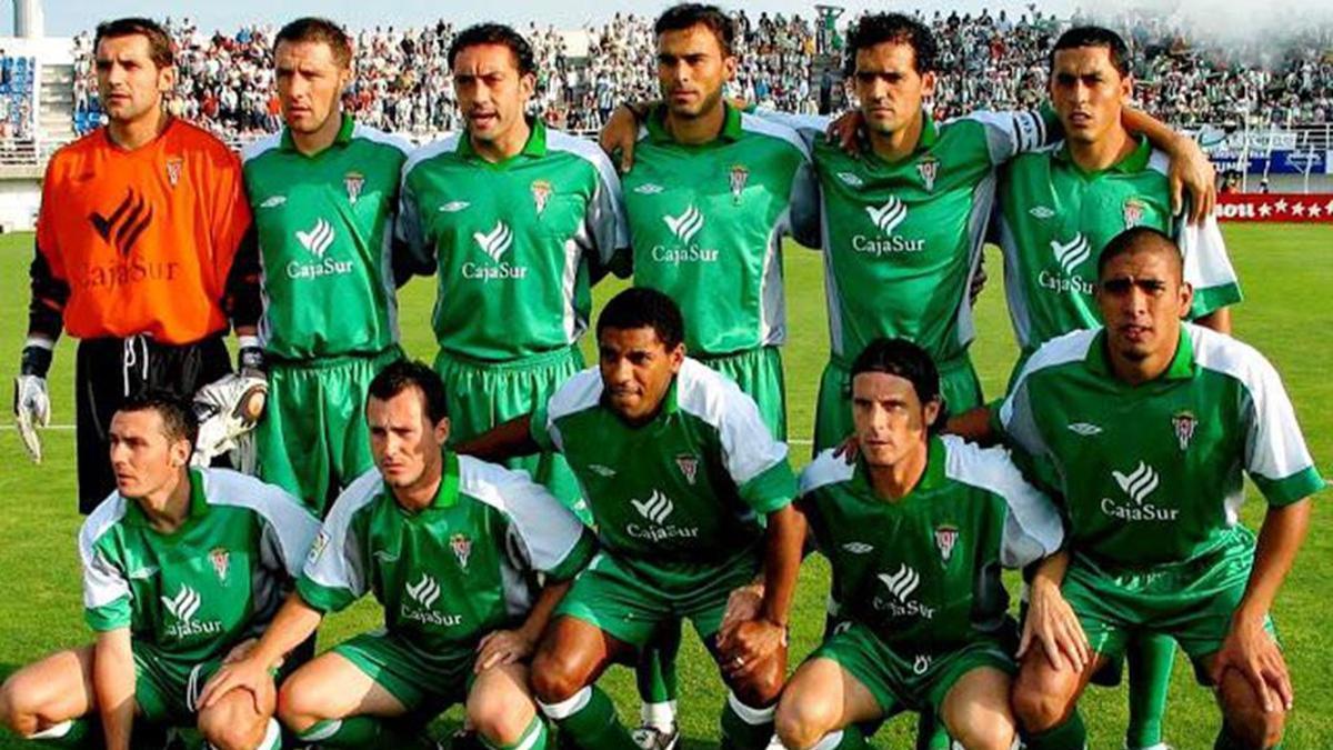 Once inicial del Córdoba CF en la visita a Butarque en la 2003-2004.
