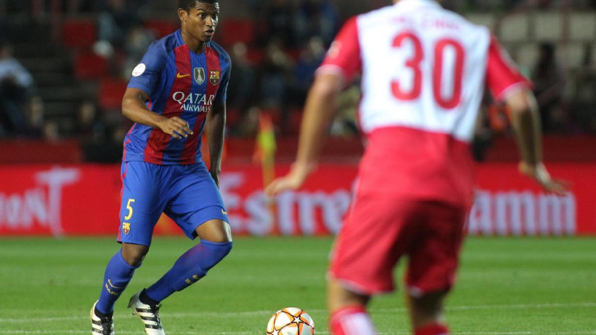 El central Marlon, uno de los destacados del FC Barcelona en la final de la Supercopa de Catalunya