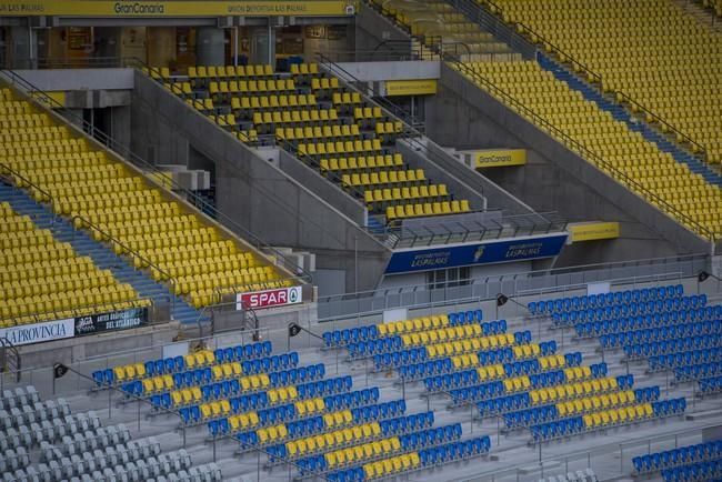 Siguen las obras en el Estadio de Gran Canaria