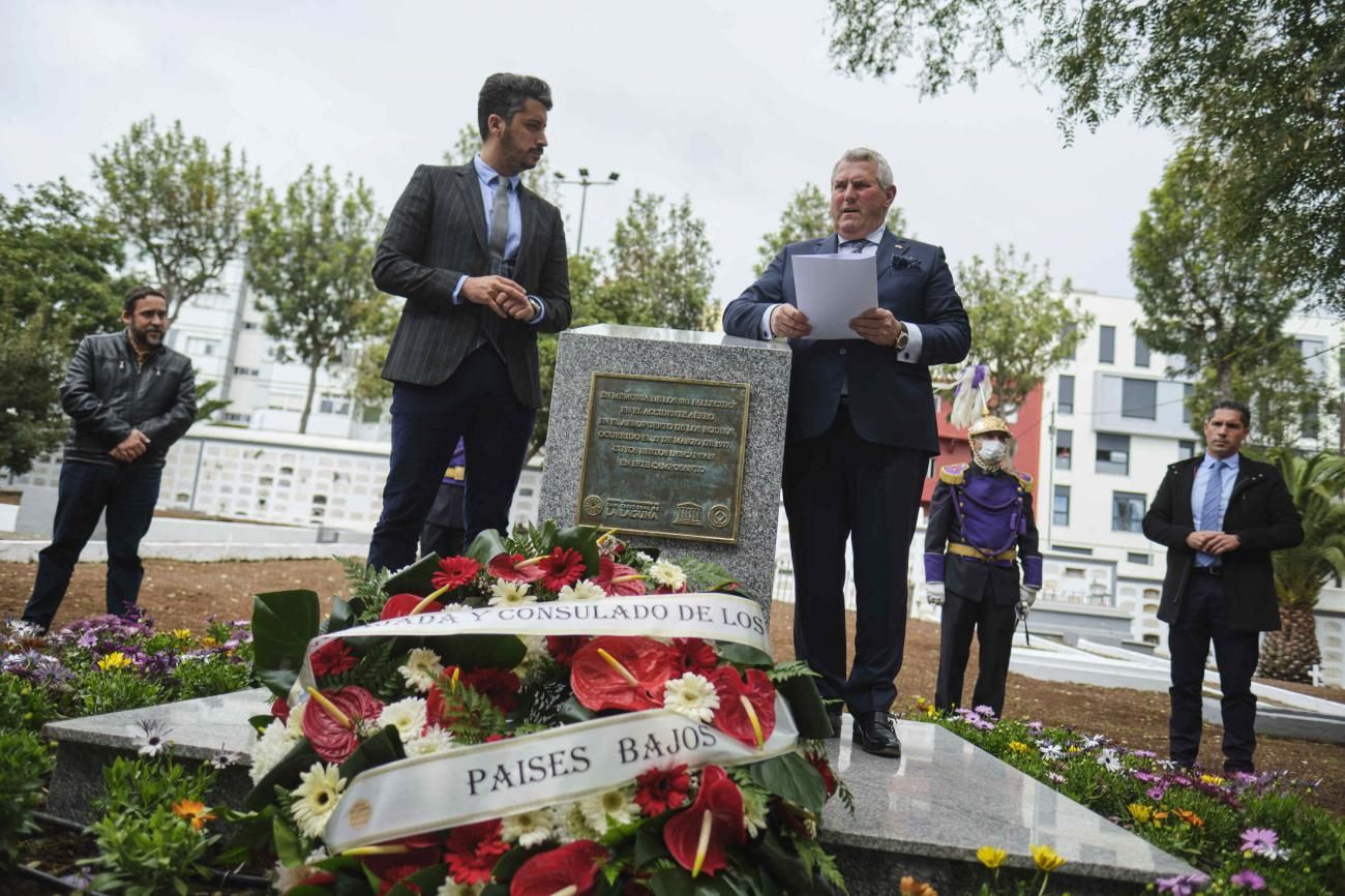 Acto en recuerdo de las víctimas del accidente de Los Rodeos