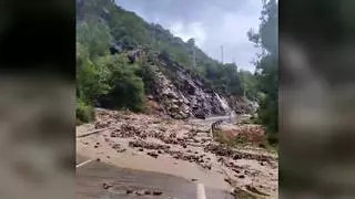 La lluvia torrencial en la Vall de Boí
