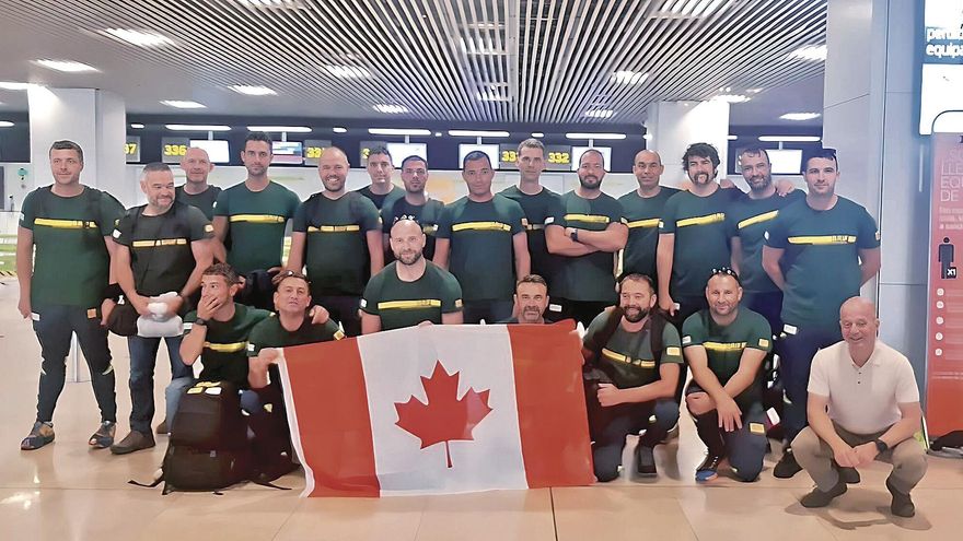 Un lavianés y un sierense viajan a Canadá para luchar contra los grandes incendios