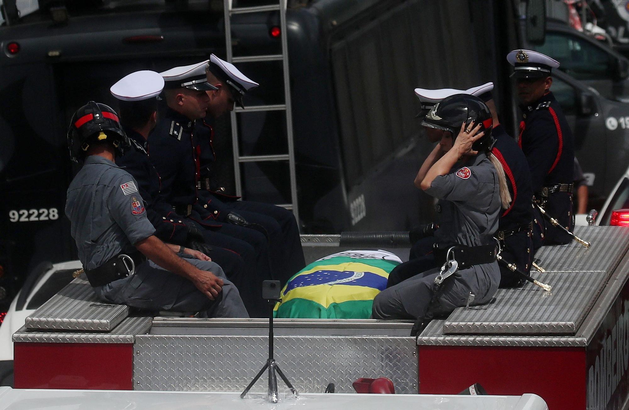 Death of Brazilian soccer legend Pele in Santos