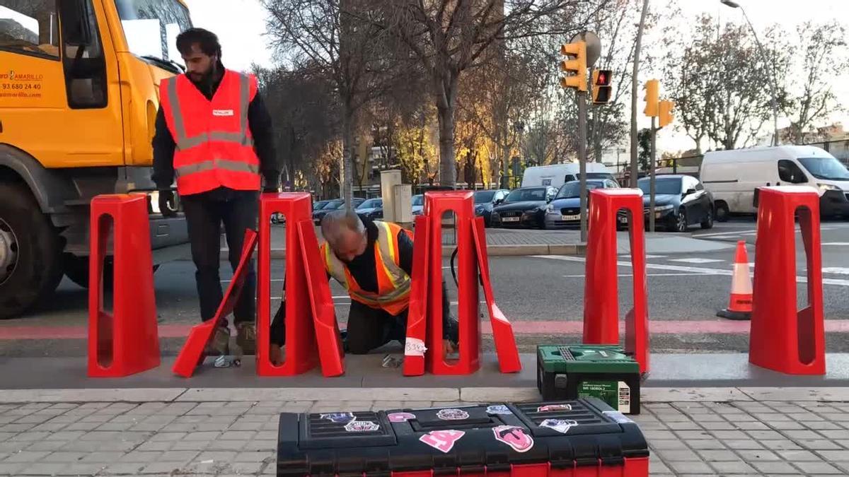 Comienza la instalación de nuevo Bicing de Barcelona