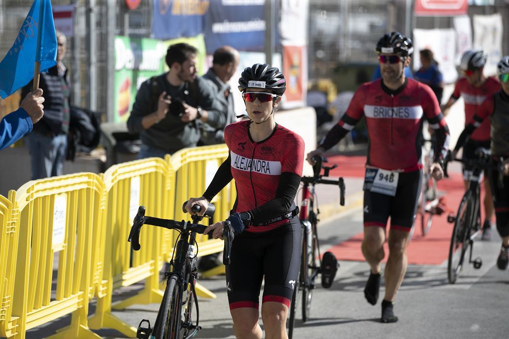 Duatlón en el campo de fútbol de Archena