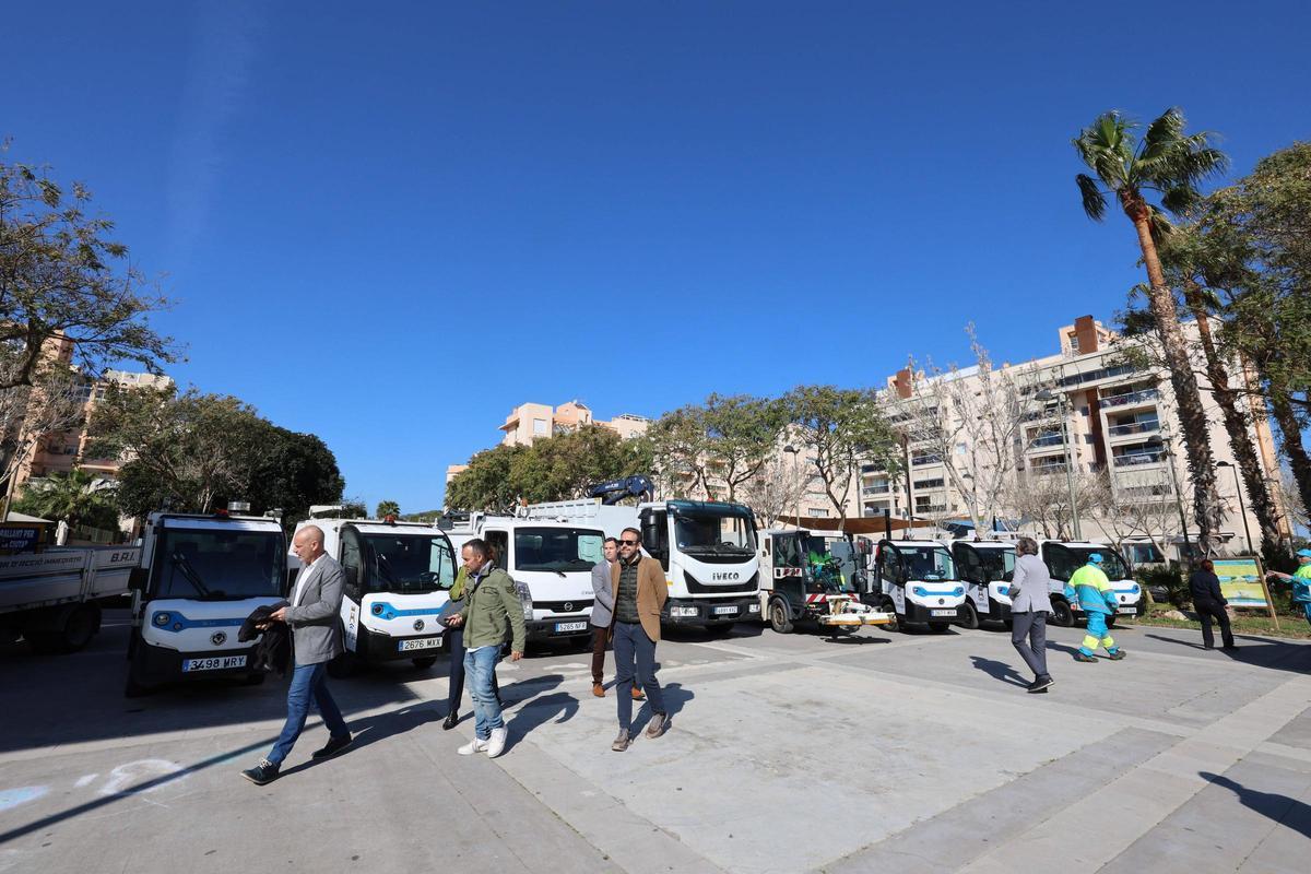 Galería: el Ayuntamiento de Ibiza presenta nueva maquinaria de limpieza viaria