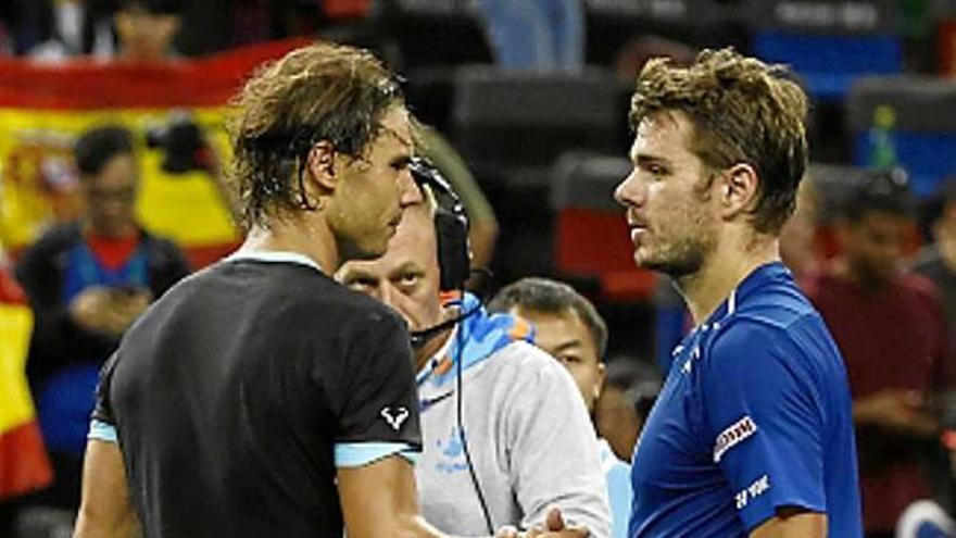 Nadal mostra el seu millor tennis de l&#039;any i passa  per damunt de Wawrinka