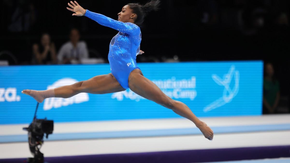 Simone Biles, en Antwerp