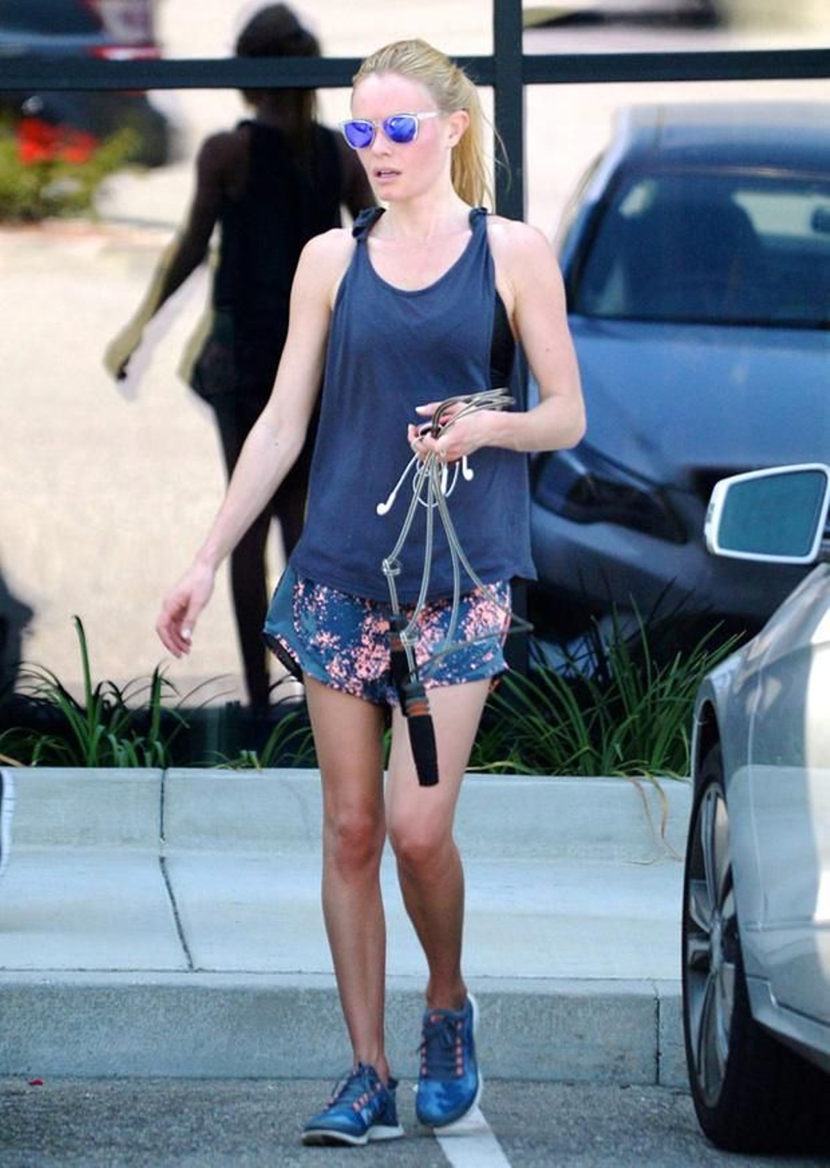 La actriz Kate Bosworth dispuesta a entrenar con unas cuerdas en la mano
