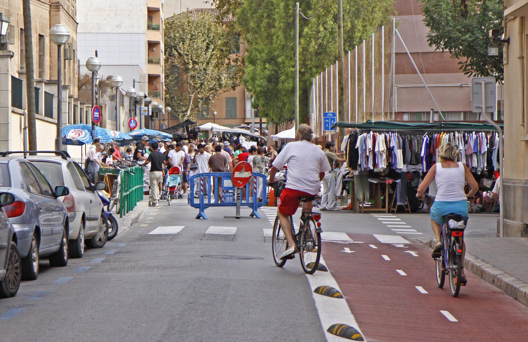 FOTOS | Así era el carril bici de las Avenidas de Palma