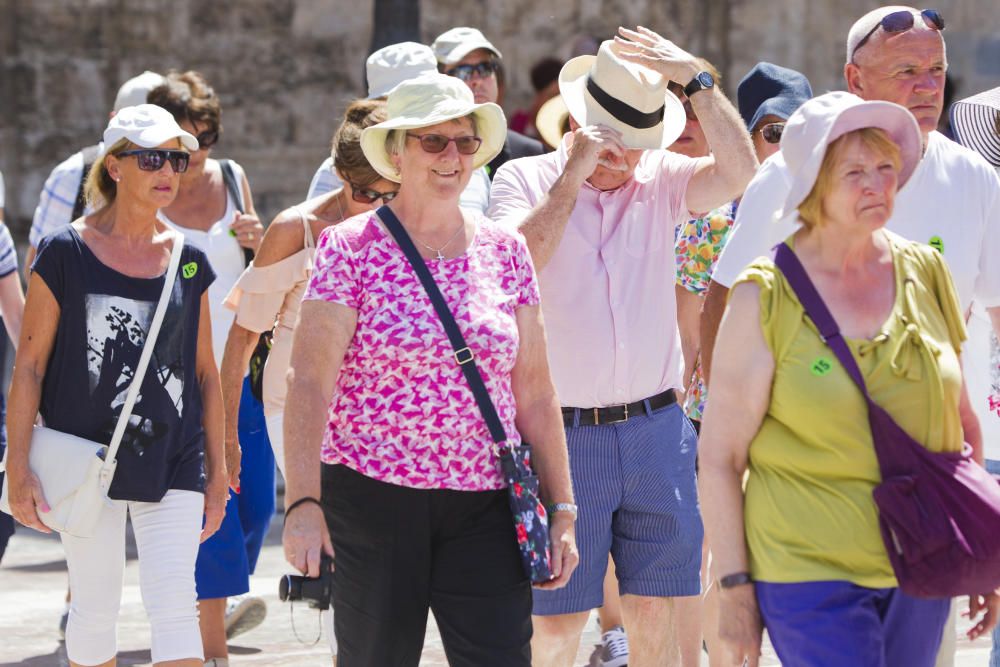 Finde de fuerte calor en Valencia