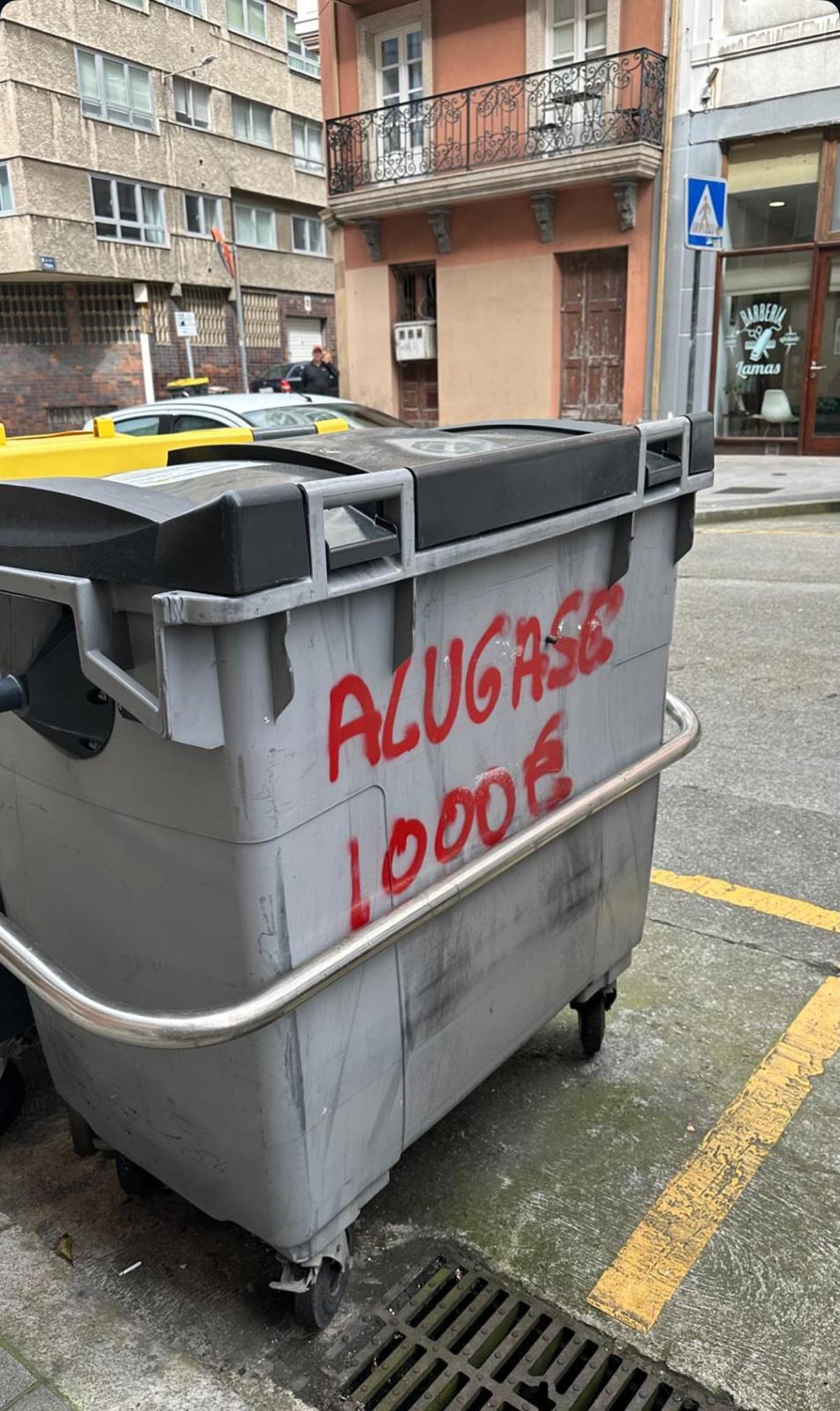 Contenedor de Monte Alto en alquiler