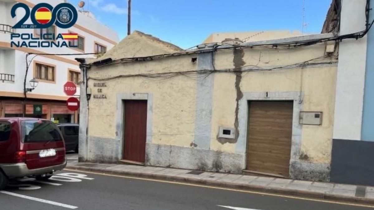 Una de las casas de Gáldar en las que empadronaron a 18 migrantes de forma fraudulenta.
