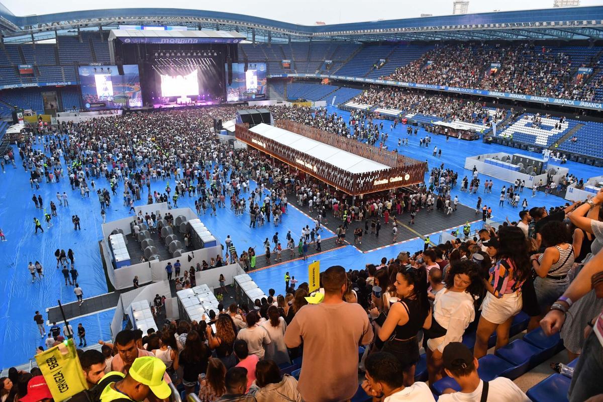 Concierto del Morriña Fest en Riazor en 2022