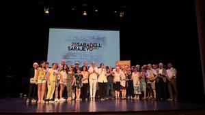 Acto de celebración de los 25 años de relación entre Sabadell y Sarajevo.