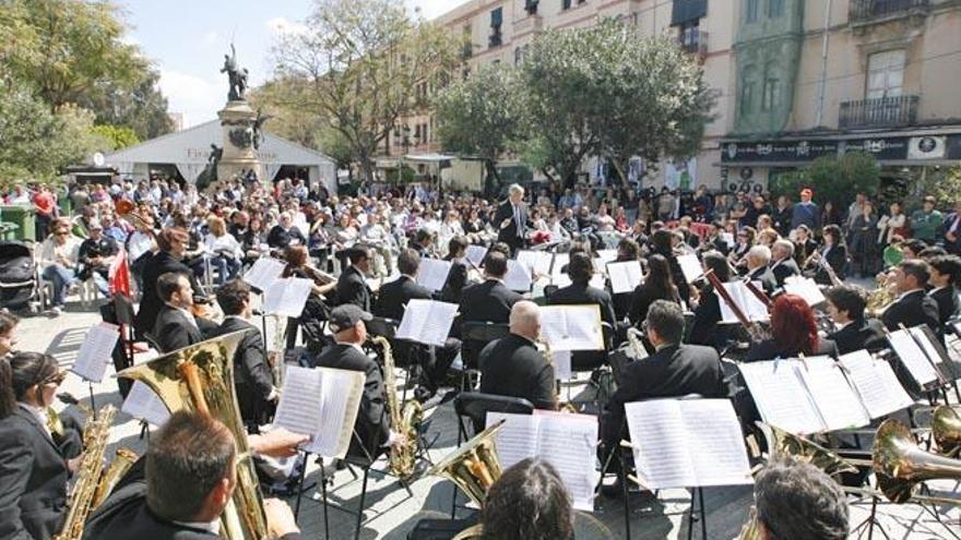 La Banda Simfònica en una actuación anterior.