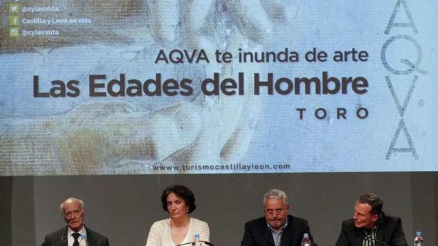 Desde la izquierda: Venancio Blanco, María Josefa García Cirac, Gonzalo Jiménez y Luis Mayo.