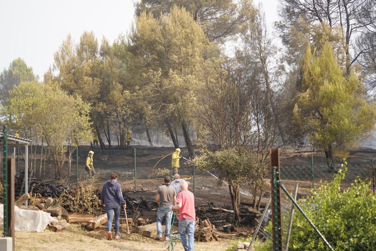 L'incendi d'Artés, en imatges