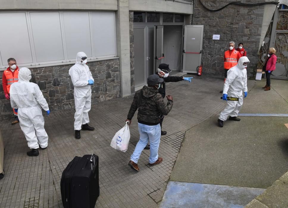 Abierto el albergue de Riazor por el coronavirus