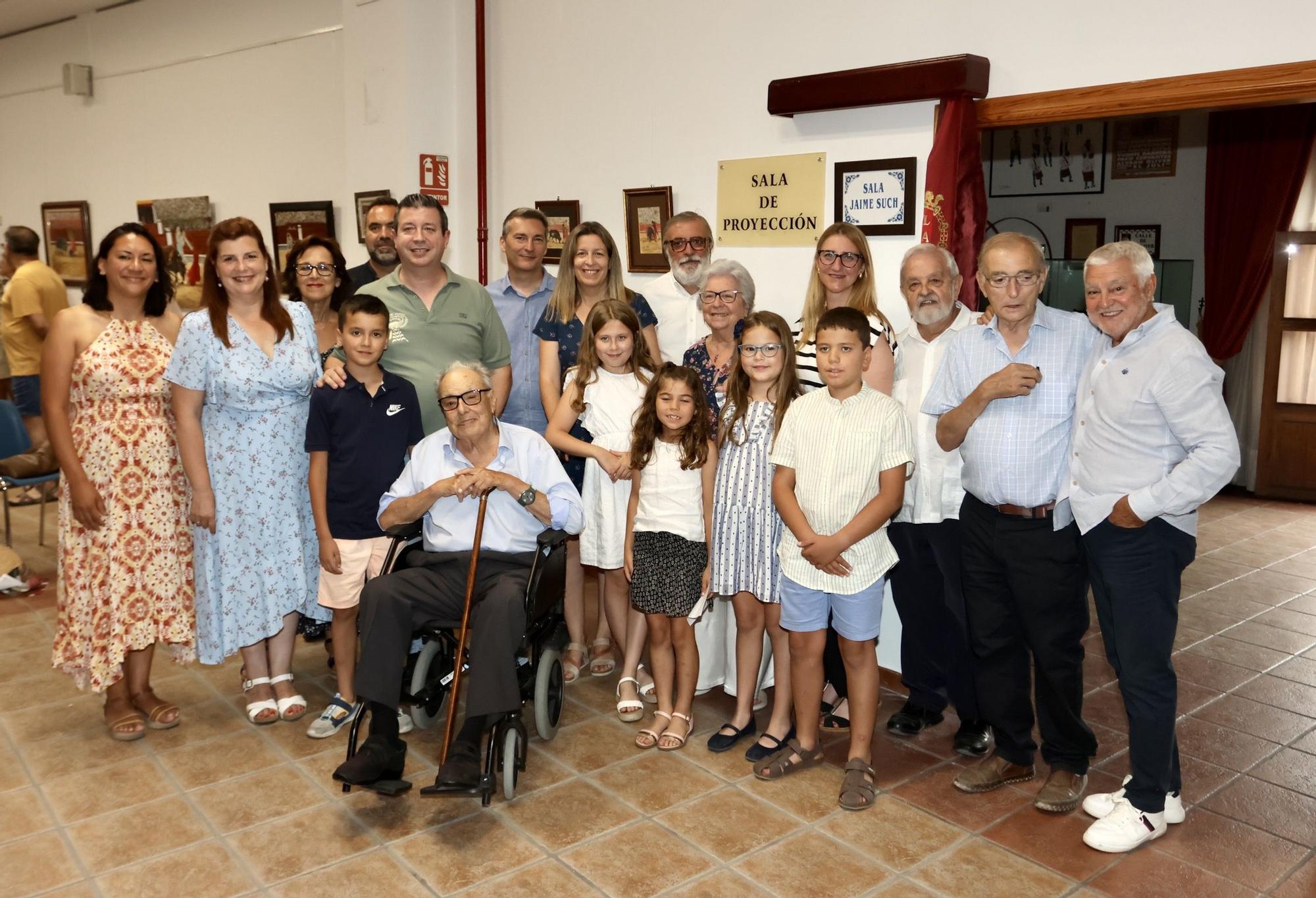 Homenaje póstumo en el Museo Taurino a Jaime Such, impulsor de la tauromaquia en Alicante