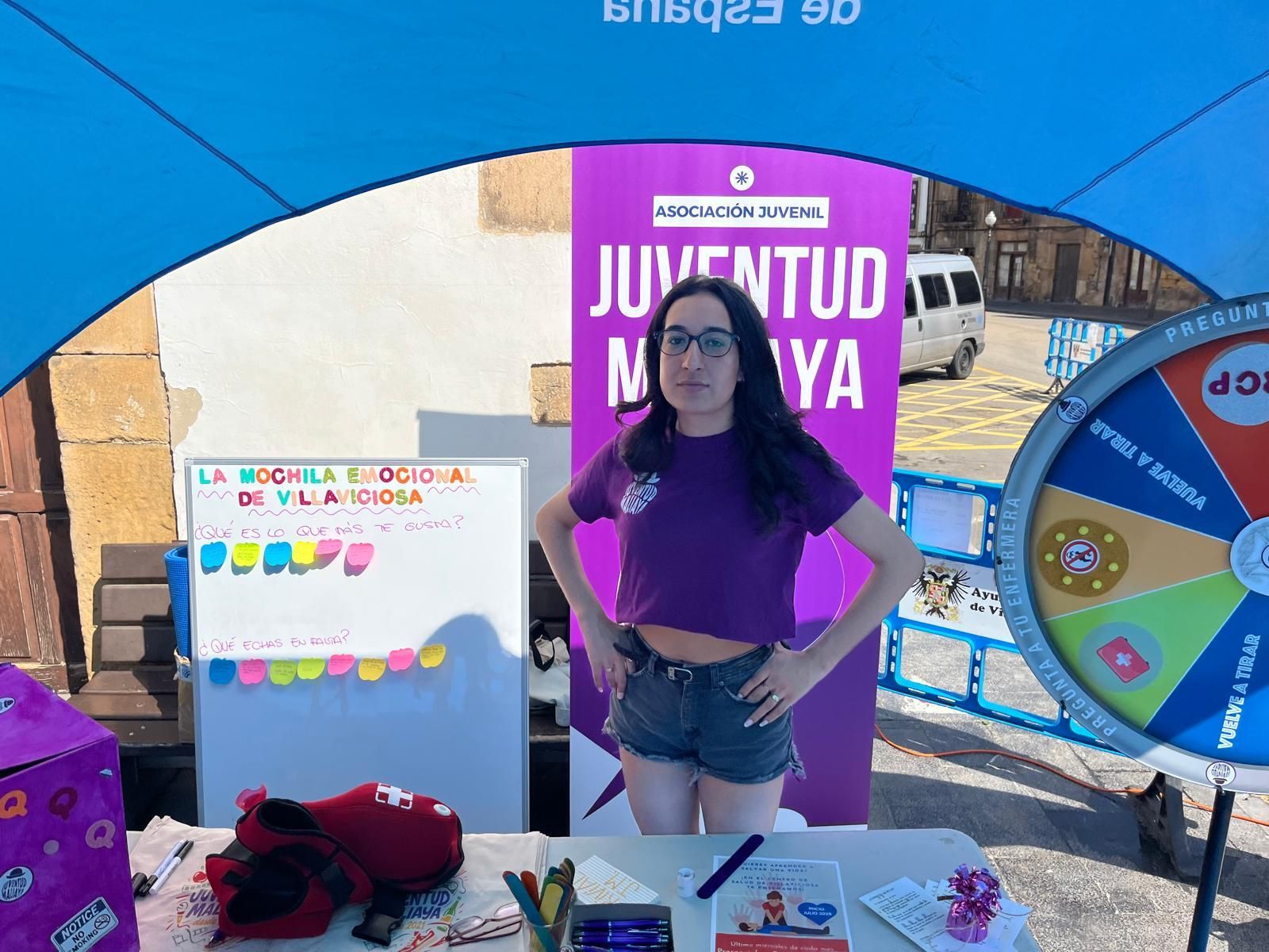 Así fue la mañana solidaria en la Feria de Asociaciones de Villaviciosa