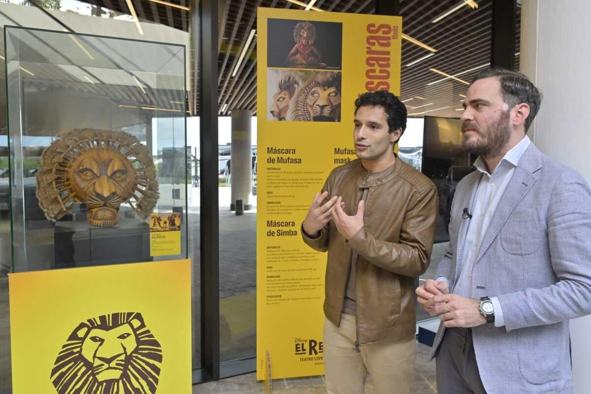 La presentación de la exposición del musical 'El Rey León'