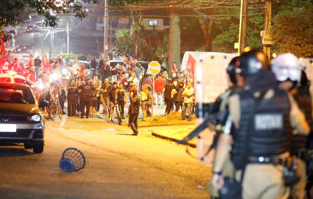 Disturbios en Brasil tras el ingreso en prisión de