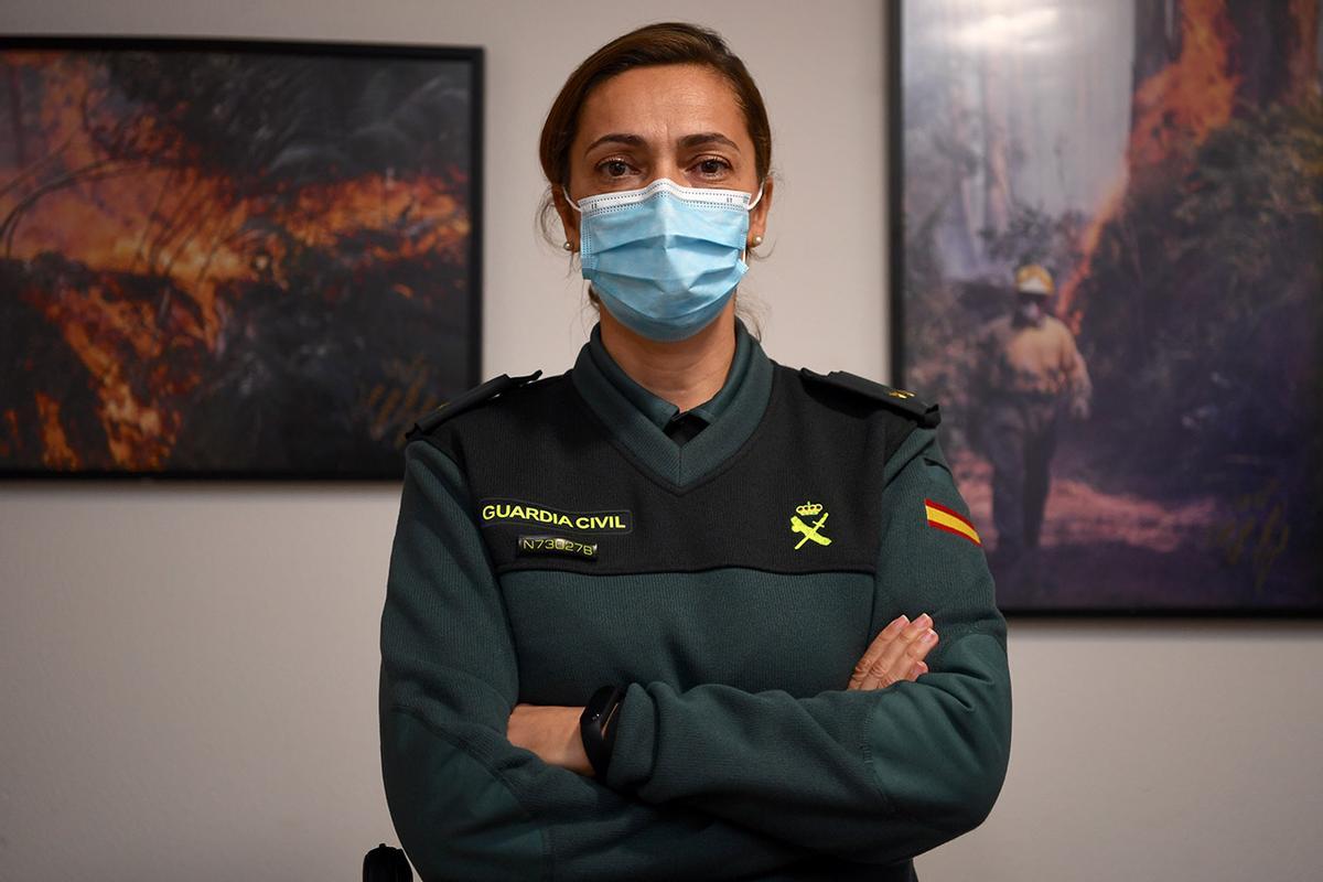 Marta Vilanova, teniente jefa del Seprona en A Coruña. // Carlos pardellas