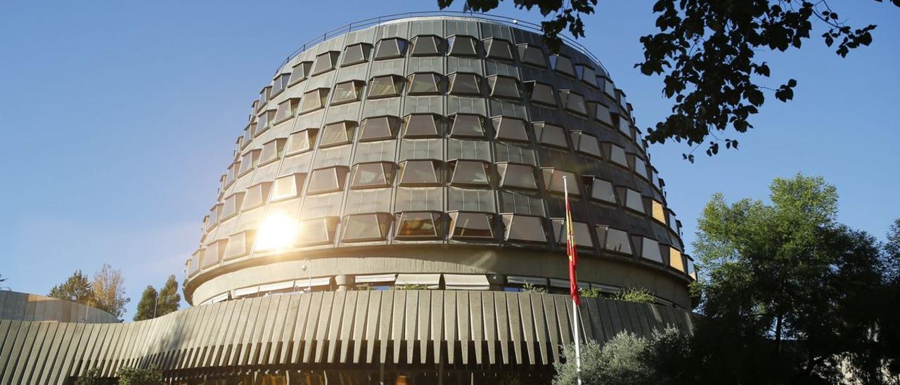 Fachada del Tribunal Constitucional, en Madrid.