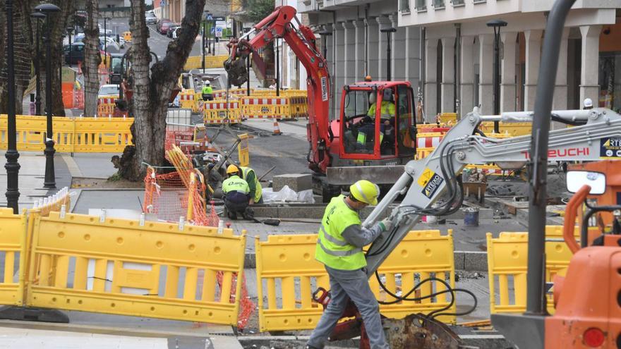 El paseo del Balneario, en Arteixo, encara la última fase de la obra