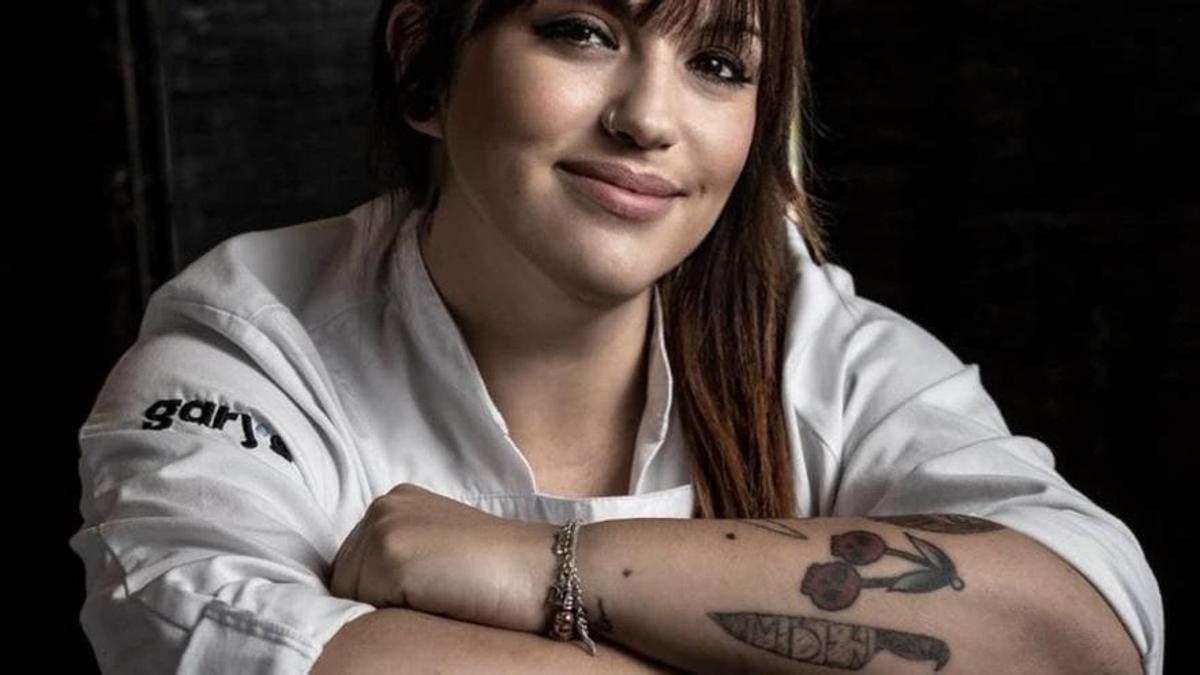 La cocinera Lara Rodríguez.