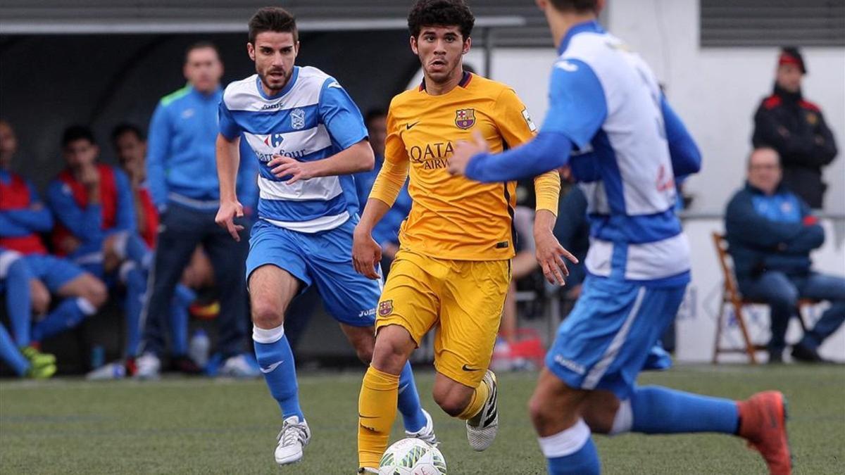 La entrada de Aleñá aportó más control del juego al filial azulgrana