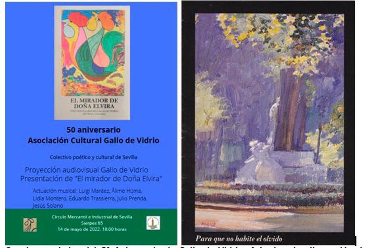 El Colectivo cultural Gallo de Vidrio celebra su Cincuentenario con la obra colectiva “El Mirador de Doña Elvira”