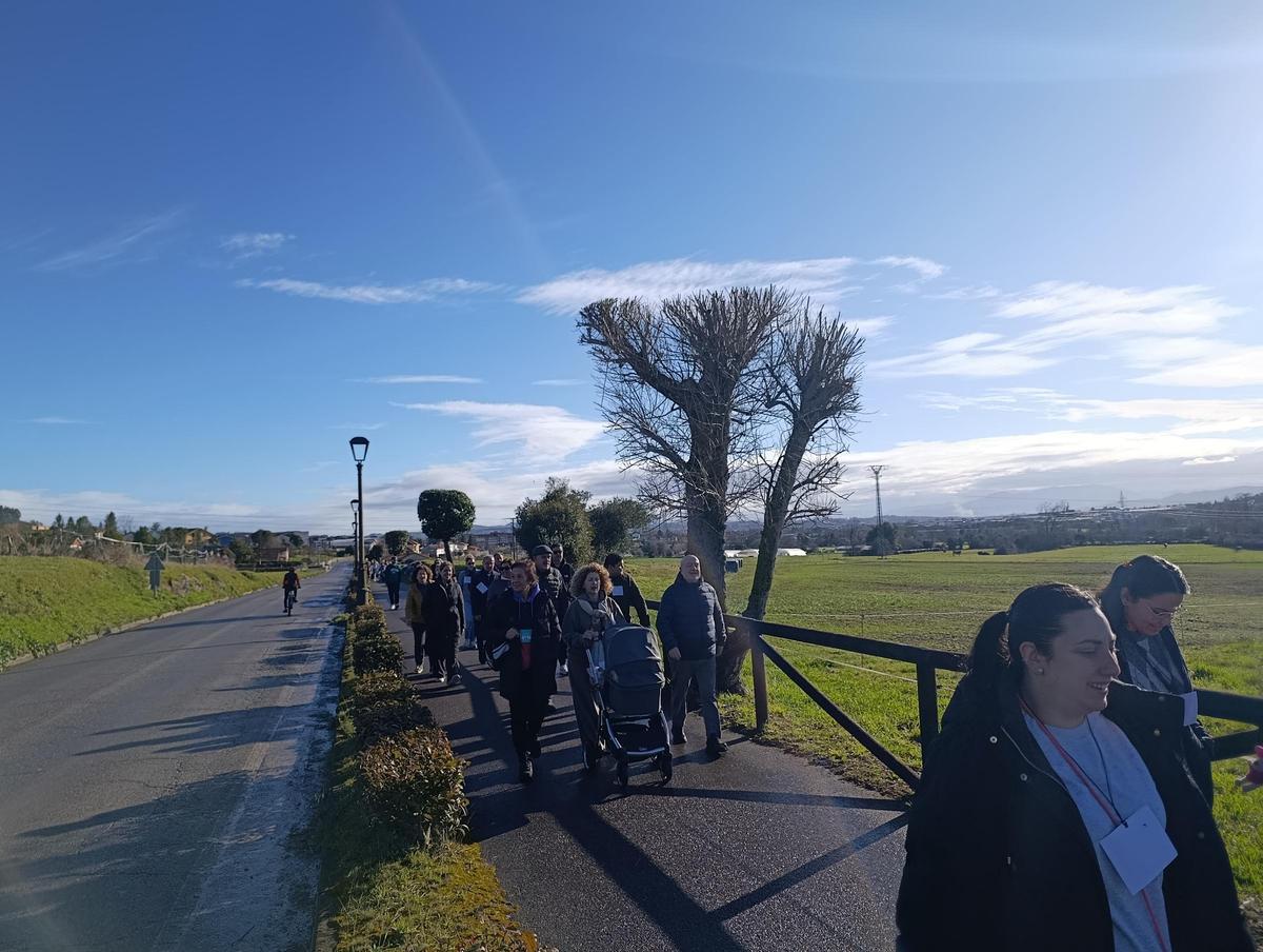Posada de Llanera marcha a favor de Cáritas