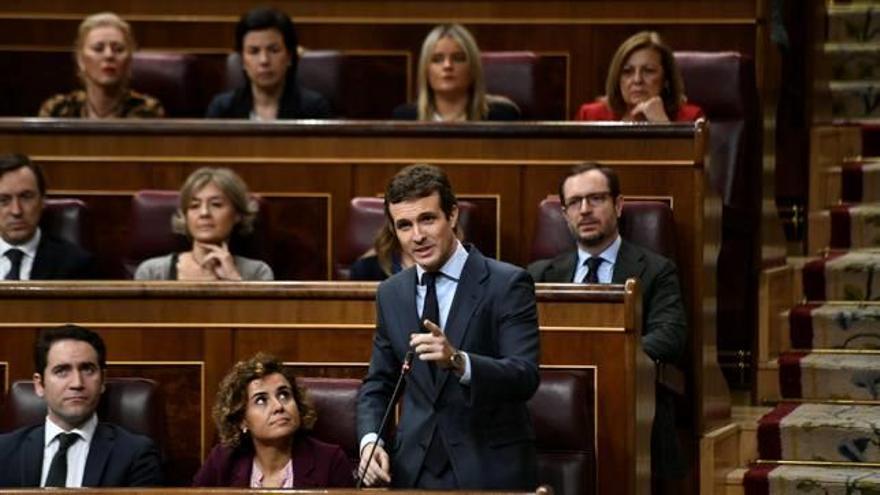 Casado va titllar els socialistes de «patriotes de llauna».