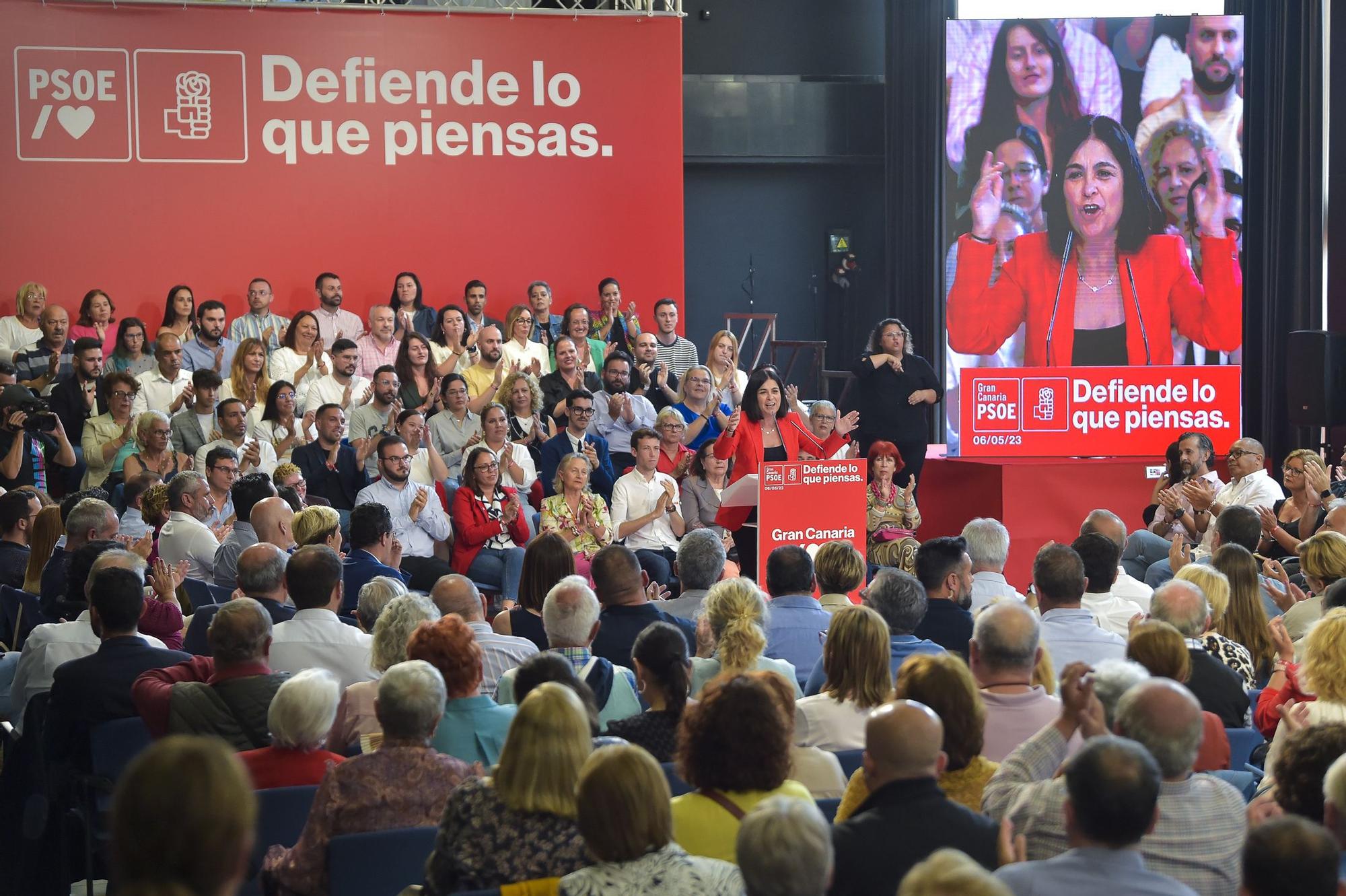 Mitin de Pedro Sánchez en Gran Canaria