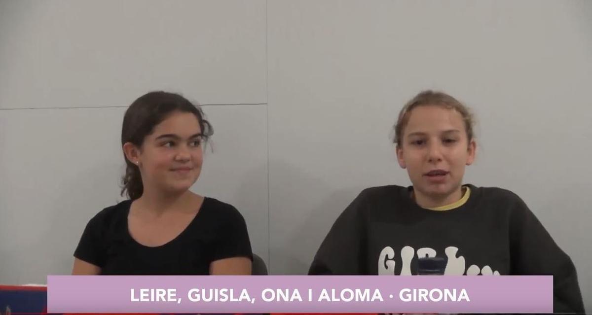 Alumnes de Girona participant a l'estudi de la UdG.