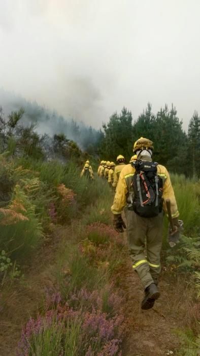 Incendio en Cangas de Narcea