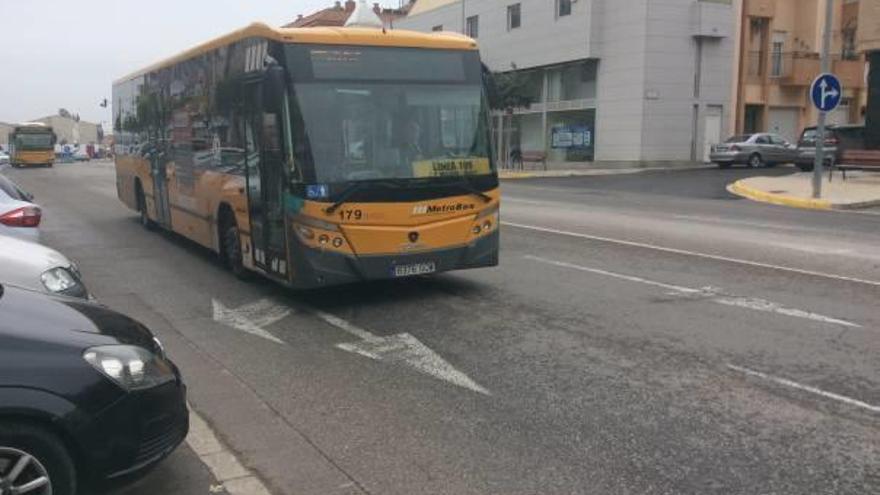 Autobús que ahora hace el servicio de Alaquàs, Aldaia y Xirivella.