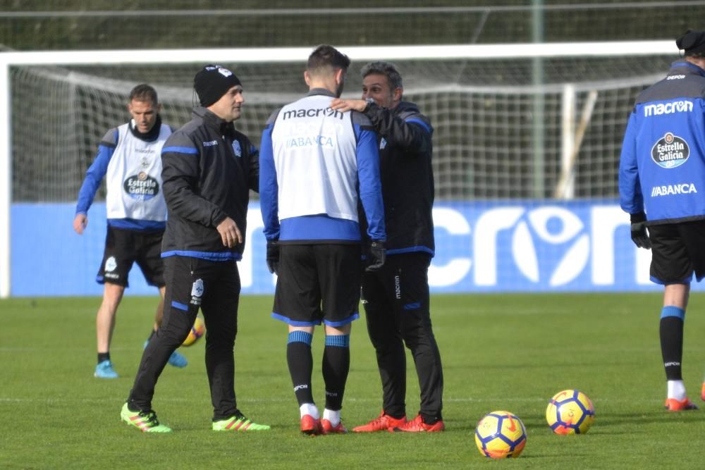 El Deportivo se prepara para recibir al Valencia