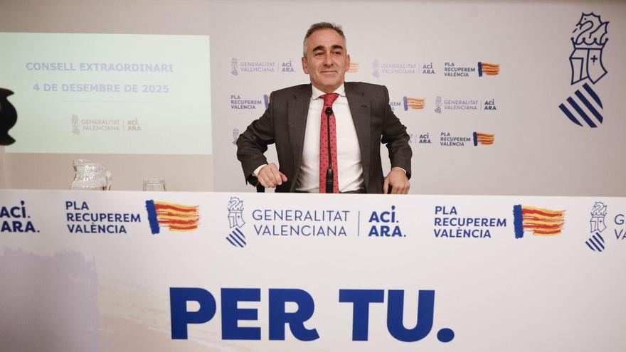 El nou portaveu del Govern valencià, Miguel Barrachina, després del primer ple del nou Consell