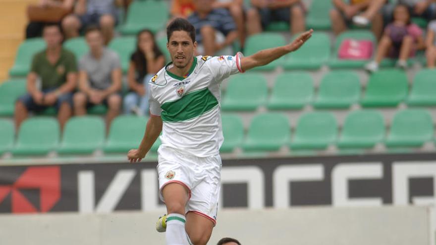 Fidel Chaves, durante su anterior etapa con el Elche