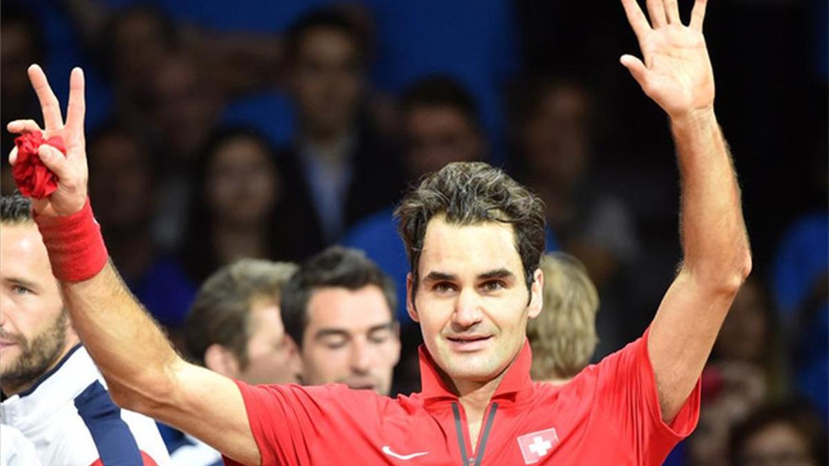 Federer conquistó su primera Davis con Suiza