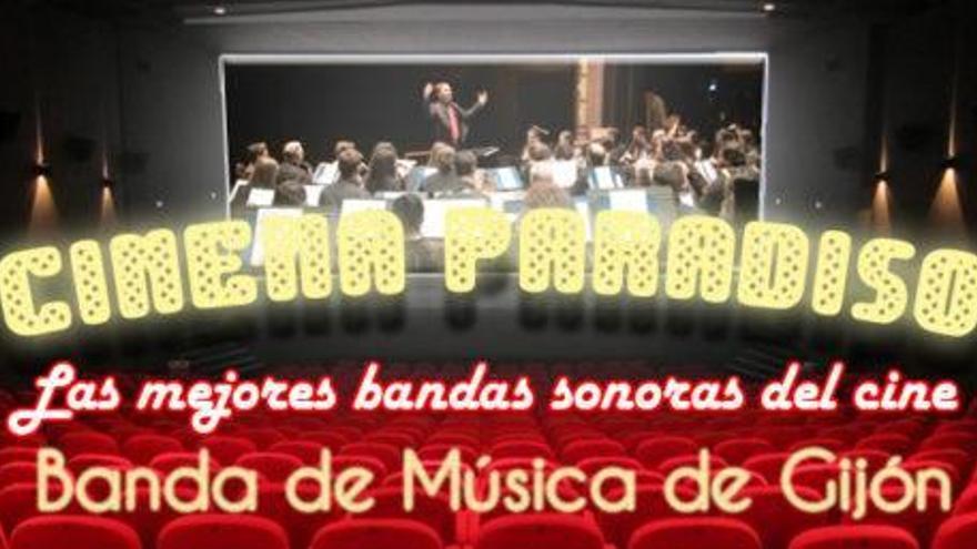 La Banda de Música de Gijón ofrece un concierto con las bandas sonoras más conocidas del cine