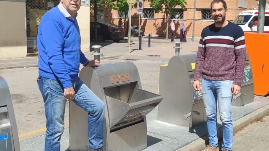 El regidor de Serveis Urbans, Josep Valentí, i el tècnic de l&#039;àrea.