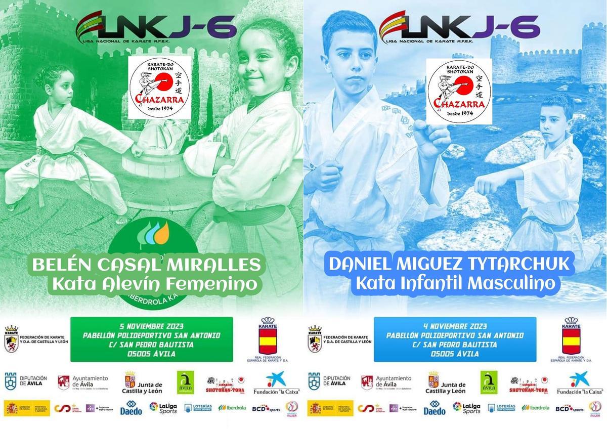Los karatecas que participarán en el torneo de Ávila este fin de semana